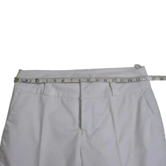Roots Gold White Capri Pants Crop Size 0 - Picture 8 of 11